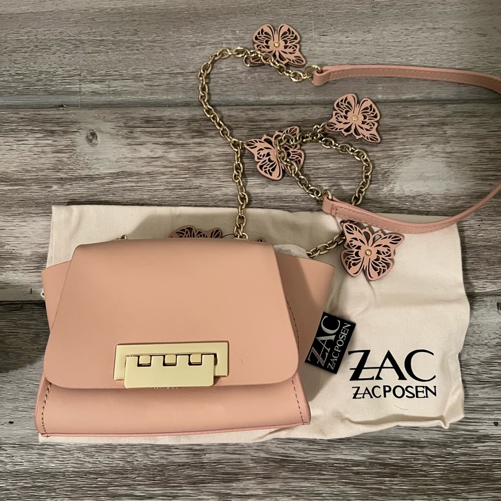 NWT Zac Posen Eartha crossbody bag with butterflies